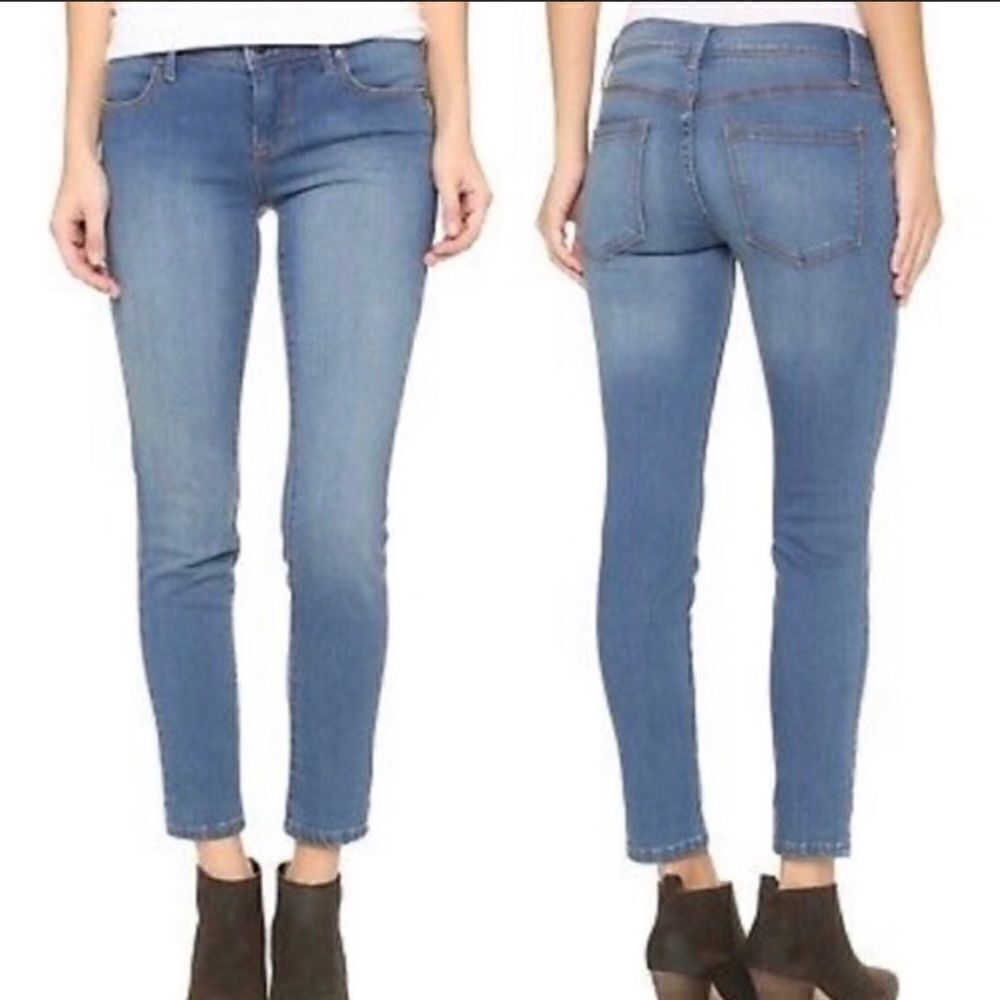 Revolve Free People Medium Wash Skinny Jeans